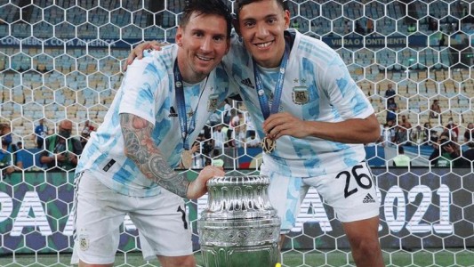 El hospital regional de Río Cuarto, recibió un mensaje del campeón Nahuel Molina