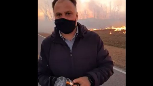 VIDEO: la crónica de Héctor Emanuele en el lugar de los incendios en Córdoba