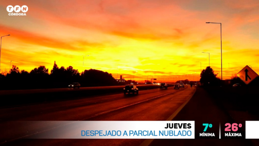 Ambiente fresco, ascenso de temperatura, máxima de 26°