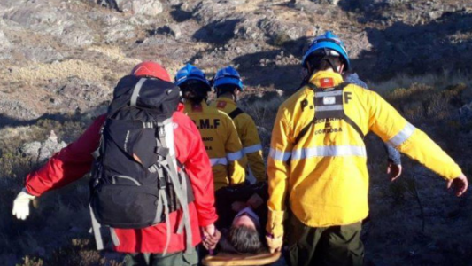 Senderista accidentada en Copina fue rescatada