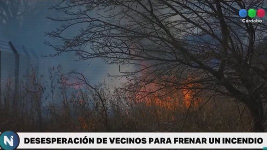 Barrio Comercial: se quemaron 4 hectáreas y las llamas estuvieron cerca de las viviendas