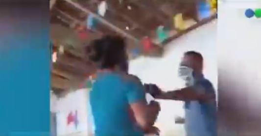 Escándalo en el vacunatorio: encontró a su marido con la amante y volaron sillas, trompadas y jeringas