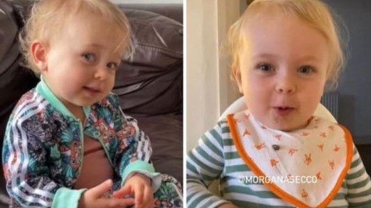 Los sorprendentes videos de la bebé que habla y repite palabras dificiles