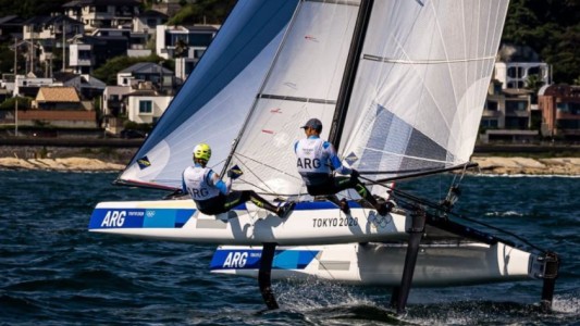 "Estamos tristes, pero con la frente alta", Lange-Carranza quedaron sin chance de medalla en vela