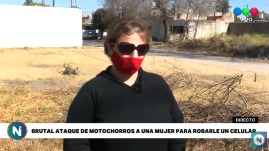 Le dieron una brutal paliza para robarle el celular