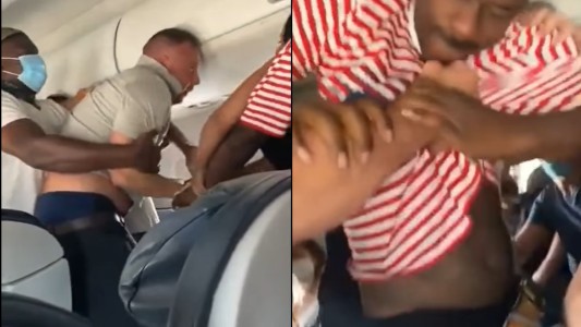 Insólita y violenta pelea a bordo: dos pasajeros terminaron a las trompadas por un asiento de avión