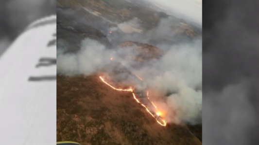 Bomberos lograron contener el incendio en Salsipuedes