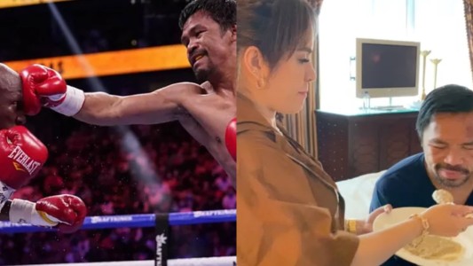 Pacquiao, derrotado por Ugás, necesita ayuda para comer