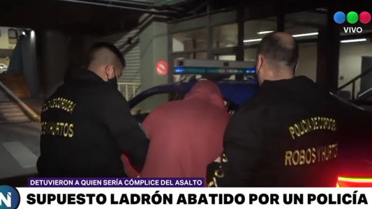 Detienen al sospechoso que acompañaba al presunto ladrón abatido por el policía