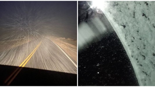 VIDEOS: Las Altas Cumbres se visten de blanco