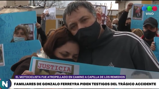 Piden testigos del choque que le costó la vida a Gonzalo Ferreyra