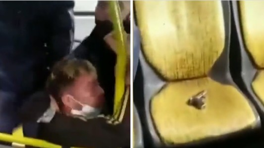 "Disculpame": subió armado al colectivo para robar y le dieron una paliza