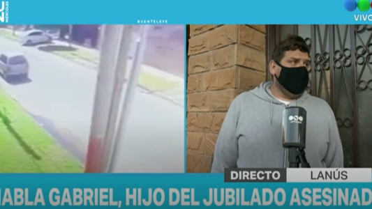 Mataron a un jubilado en Lanús: "El asesino se fue caminando"