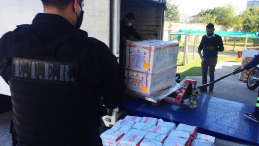 Arribaron más vacunas contra el coronavirus