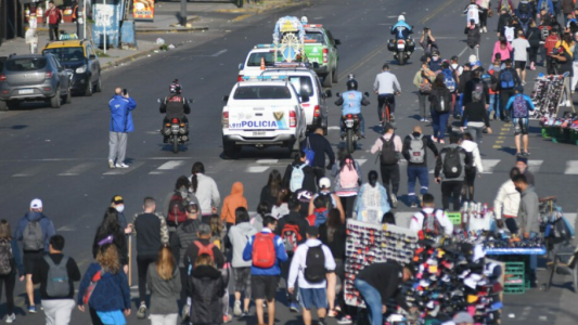 Volvió la Peregrinación a Luján: barbijo, distanciamiento y sin el recorrido completo