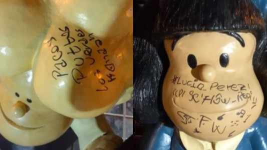 Deberá pagar $12.000 por vandalizar esculturas de Mafalda y Susanita
