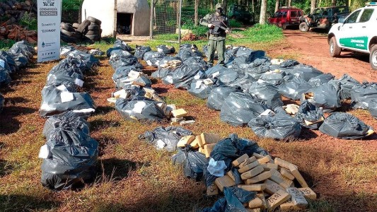 Quemaron más de seis toneladas de marihuana secuestradas por Gendarmería