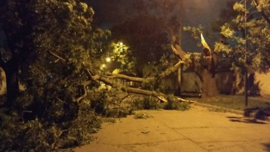 Un tornado azotó una localidad del oeste de Córdoba