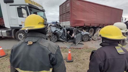 Por el viento, choques en las dos manos de la autopista