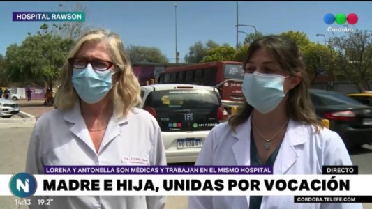 Las une el lazo de madre e hija, pero también el amor por la profesión