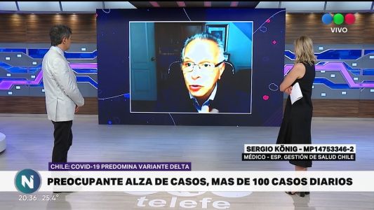 Fuerte suba de casos por covid en Chile