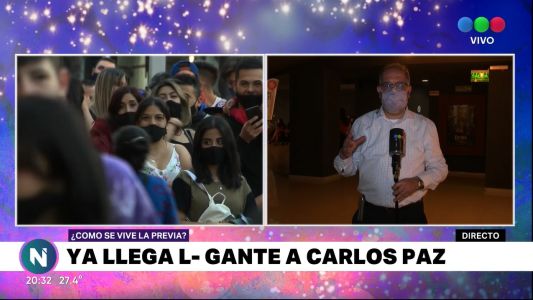 La previa del show de L-Gante en Carlos Paz