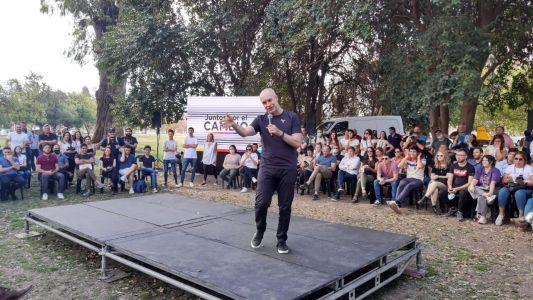 Larreta en Córdoba se reunió con la militancia
