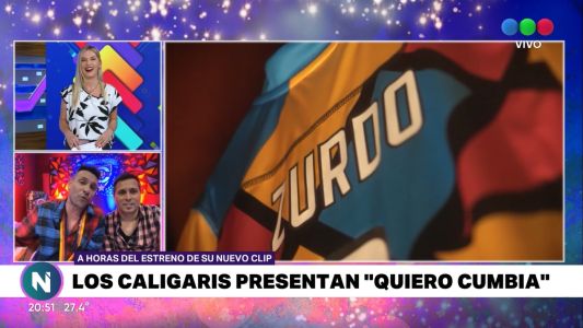 Los Caligaris presentan quiero cumbia