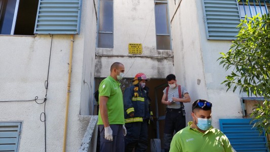 Se quemaba parte de su casa y logró despertarse a tiempo
