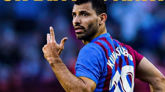 Preocupación por la salud del Kun Agüero: frenó un partido y se fue en ambulancia