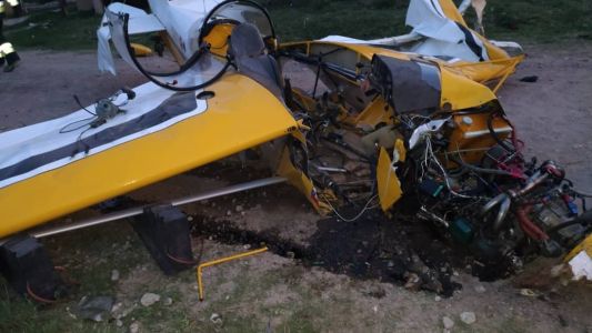 El piloto de la avioneta en estado reservado