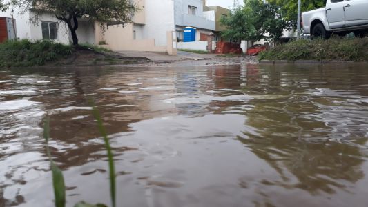 Barrio La Catalina inundado por las lluvias