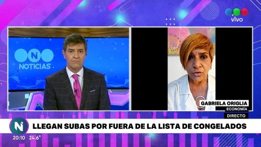 Llegan subas por fuera de la lista de congelados