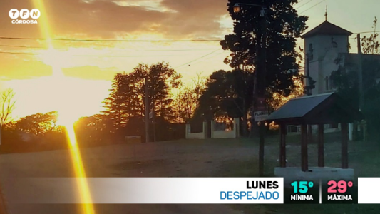 Fresco por la mañana, cálido por la tarde, máxima 29°