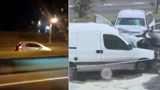 Video: se metió a contramano por la autopista, chocó y mató a otro conductor
