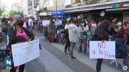 Comerciantes indignados por marchas en el centro