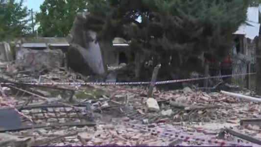VIDEO: el momento de la explosión en la casa de Marqués de Sobremonte