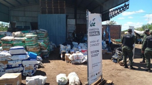 Quemaban 20 toneladas de marihuana y llenaron de humo a todo un pueblo de Corrientes