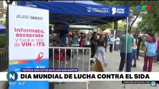 En el día mundial de la lucha contra el SIDA se realizan testeos y campañas de concientización