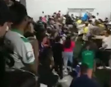 Batalla campal durante un partido de fútbol infantil en un club de Solano
