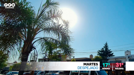 Caluroso y húmedo, temperatura en ascenso, máxima 31°