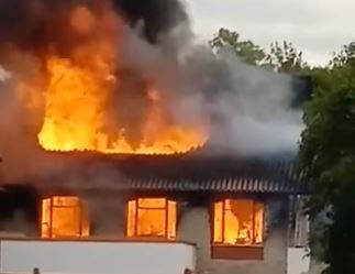 El incendio en el hotel de Embalse dejó una persona fallecida y pérdidas materiales