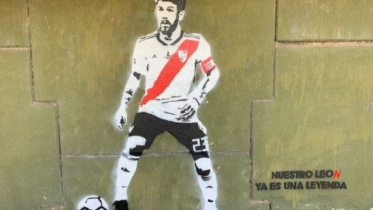 Le hicieron un imponente mural a Leonardo Ponzio: “Nuestro león ya es una leyenda”