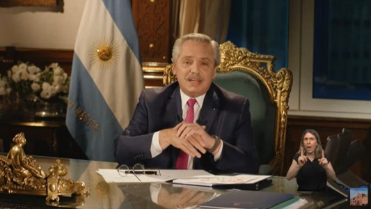 El video de la Cadena Nacional de Alberto Fernández, con el saludo navideño