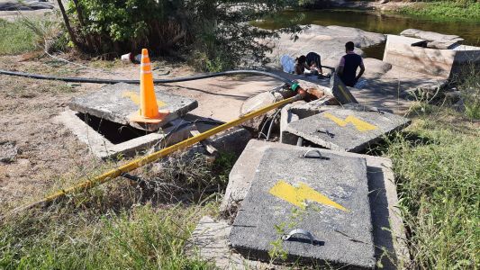 Villa Parque Siquiman sin agua