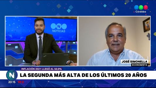 Inflación: 2021 llegó al 50,9%, diciembre 3,8%