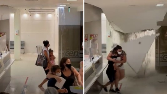 Milagro en Rosario: se derrumbó el techo del Sanatorio de Niños y no hubo heridos