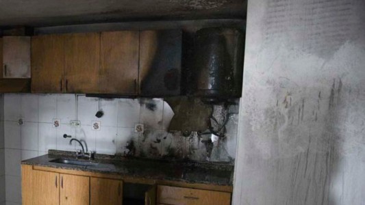 B° Liceo: se mudaron y en su primera noche, se incendió el departamento