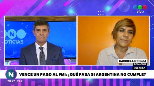 Origlia: vence un pago al FMI: ¿qué pasa si Argentina no cumple?