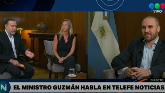 Guzmán, en Telefe Noticias: "El acuerdo con el FMI no es de ajuste"